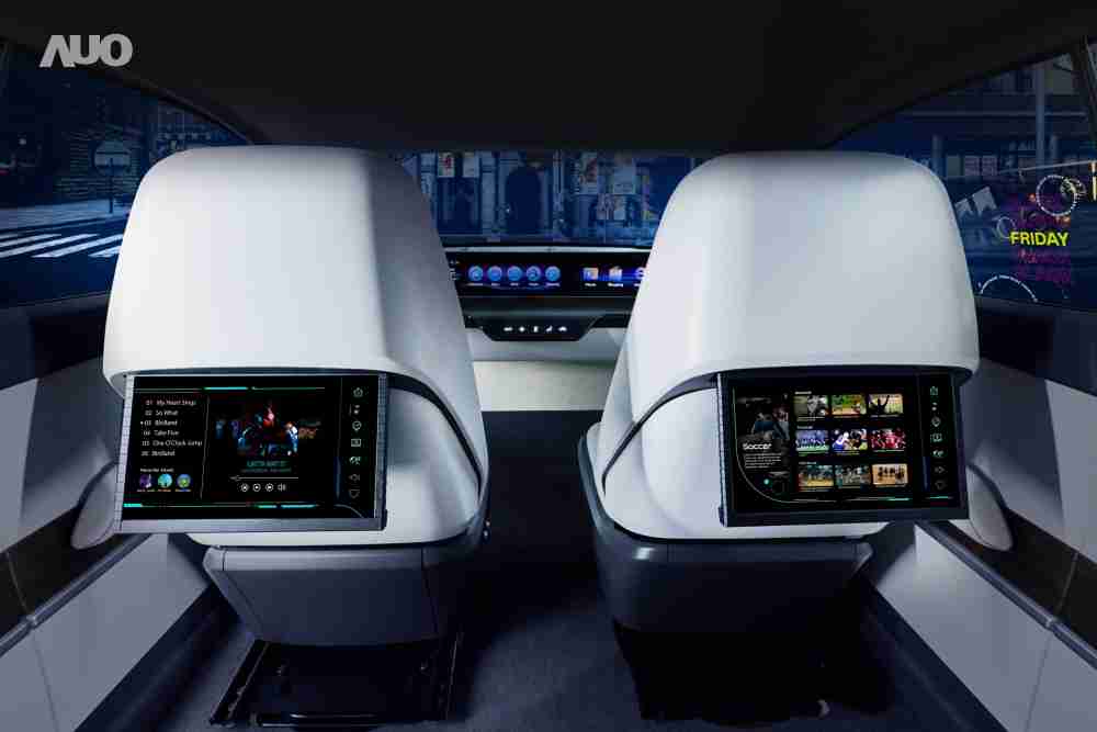 OBPay新一代Smart Cockpit 2024，，以Micro LED先进显示技术优势，，创建〝可卷式后座娱乐显示器〞，，，，仅在互动时才显示出所需画面及信息，，，，扩充更丰富的娱乐和交互信息服务，，，获国际奖项荣耀